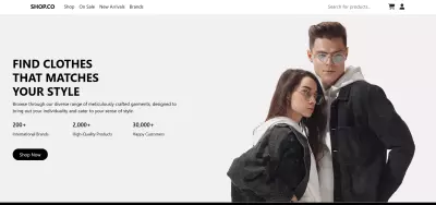 E-commerce Landing Page