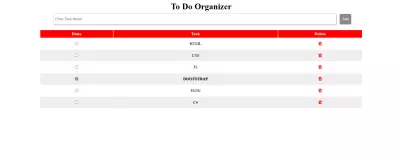 تطبيق To-Do List لتنظيم المهام باستخدام HTML وCSS وJavaScript