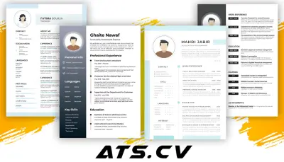 سيرة ذاتية مصممة ومكتوبة وفقا ل أنظمة ال Ats