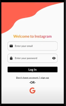 instagram application with Flutter