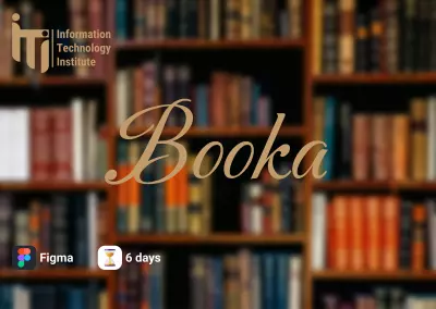 تصميم تطبيق لقراءة الكتب (Booka Mobile App UI/UX)
