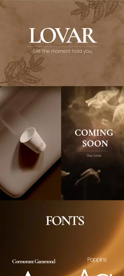 Lovar cafe branding