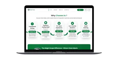 Professional Cleaning & Pest Control Website – Bright Scope Dubai