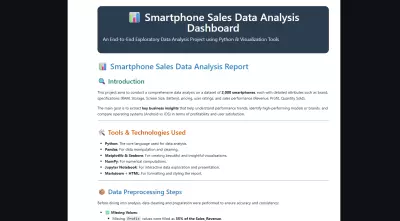 📱 Smartphone Sales Analysis