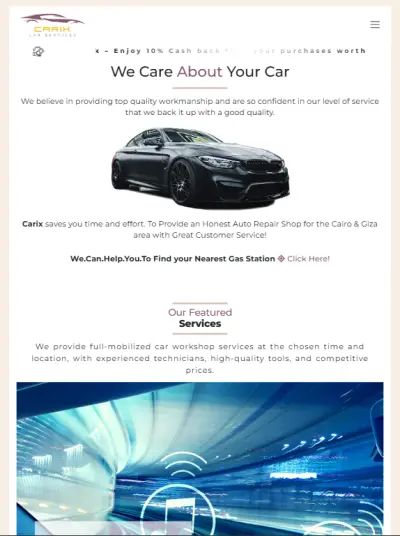 Carix is a car service center