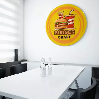 شعار احترافي لمطعم وجبات سريعة – Burger Craft