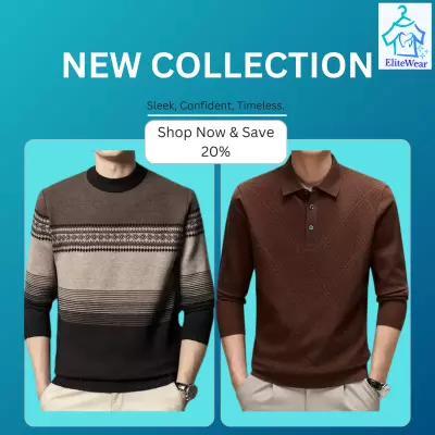تصميم إعلان احترافي لملابس رجالية – New Collection