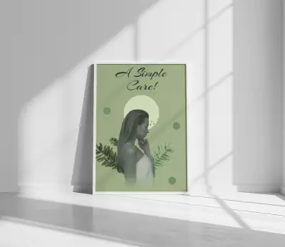 "تصميم بوستر دعائي لمنتجات العناية بالبشرة (Skincare)"