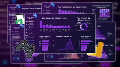 داشبورد تفاعلي لتحليل مبيعات ألعاب الفيديو (Power BI + Figma)