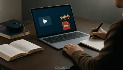 تفريغ محتوي فيديو تعليمي