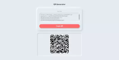 QR Generator مولد رموز QR أنيق وبسيط