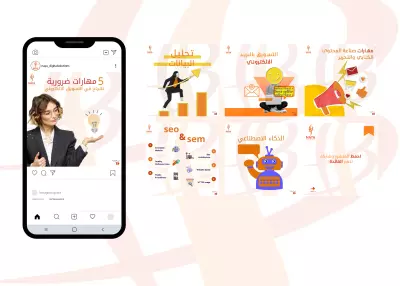 Social media design posts