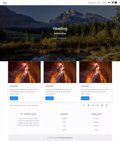 Custom Bootstrap Website Design