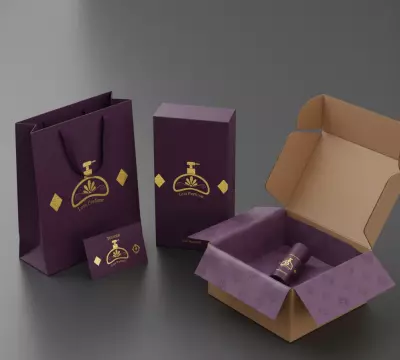 " تصميم هوية بصرية ل Brand perfume "