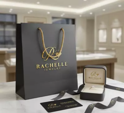 " تصميم هوية بصرية كاملة ل shop Jewellery "