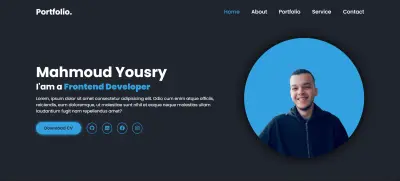 portfolio احترافي لعرض الأعمال