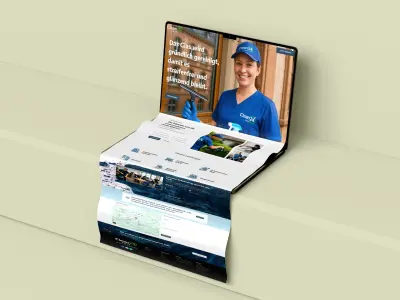 تصميم موقع شركة تنظيف Wordpress