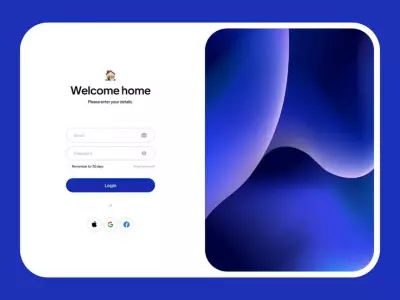 Login page