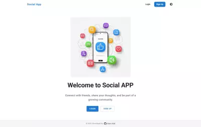 تطبيق سوشيال ميديا – Social App