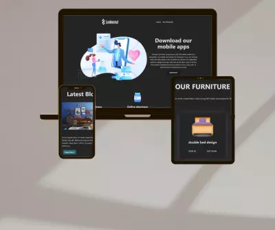 صفحةهبوط متجاوبة ب react native