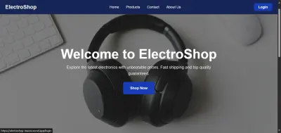 ويب سايت مصمم Next.js مع باك اند باستخدام MongoDB