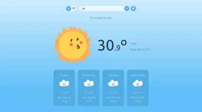 Weather App linked to Visual Crossing API