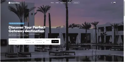 تصميم وتطوير موقع حجز فنادق احترافي (Full Stack Booking System)