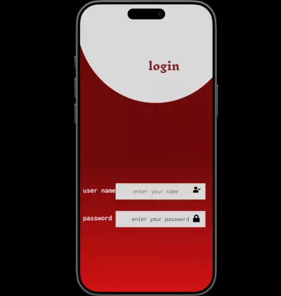 تصميم صفحة تسجيل دخول (Login Page)