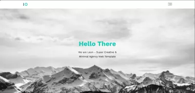 قالب ويب شخصي (Leon Template – Personal Portfolio Website)