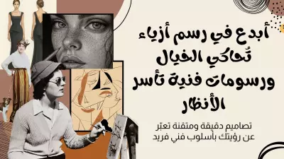سأرسم لك أزياء مميزة ورسومات فنية احترافية تعبر عن أفكارك