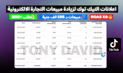 إعلانات تيك توك لزيادة المبيعات في التجارة الإلكترونية