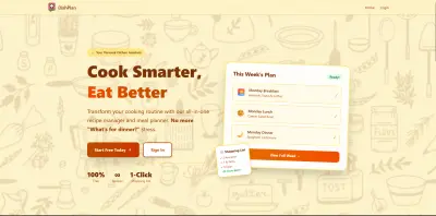 موقع تسجيل وصفات و عمل تخطيط لاكل الاسبوع Recipe book and meal planner
