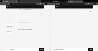 تطبيق غرفة دردشة فورية
