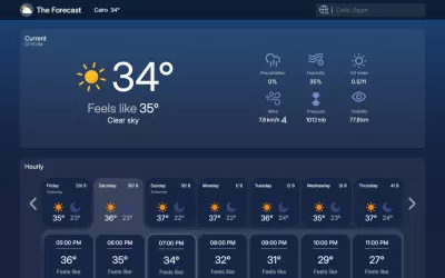 The Forecast (تطبيق طقس)