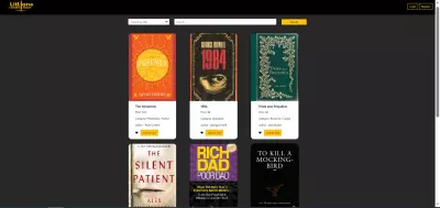 متجر كتب javascript