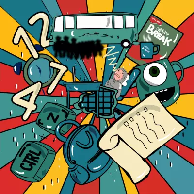 Pop Art Student Life