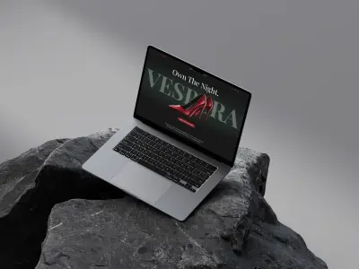 تصميم واجهة Landing Page فاخرة لمتجر أحذية نسائية