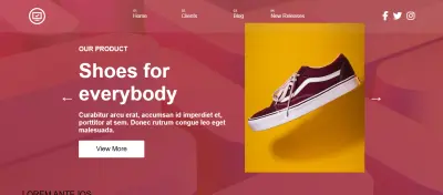 موقع لمتجر احذيه