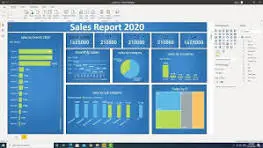 تصميم لوحة تقارير تفاعلية للمبيعات في Power BI