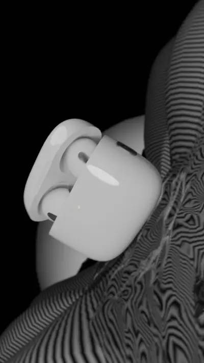 تجربة إعلان لمنتج "AirPods"