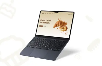 Landing page لمتجر مخبوزات