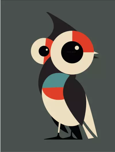 تصميم طائر إبداعي باستخدام Adobe Illustrator