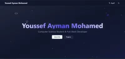 بروتفوليو لعرض مشاريعك وتفصيلات عن نفسك