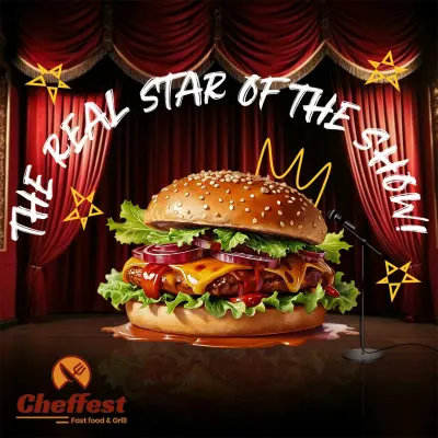 تصميم إعلانات سوشيال ميديا لمطعم