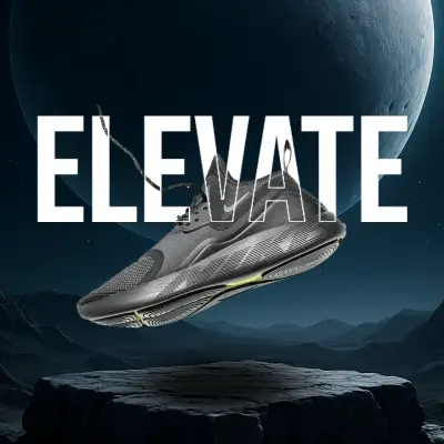 تصميم إعلانات سوشيال ميديا وبوسترات لأحذية ماركات عالمية