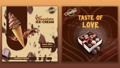 اعلانات سوشيال ميديا لشركه شوكولاته