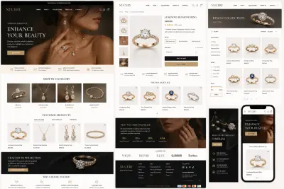 NUCERY – Luxury Jewelry Brand Identity & Digital Design