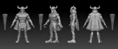 شخصية stylized ثلاثية الابعاد