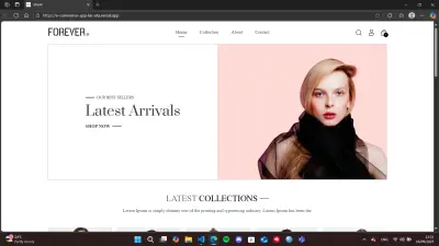 واجهة متجر إلكتروني متجاوبة وسريعة (React + Tailwind)
