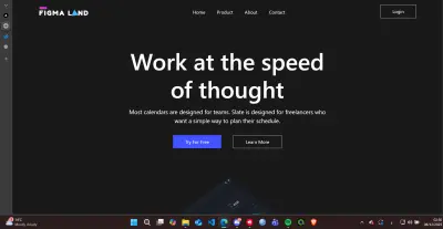 تصميم Landing Page احترافية باستخدام HTML و CSS